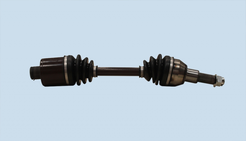 ATV constant velocity drive shaft universal joint assembly