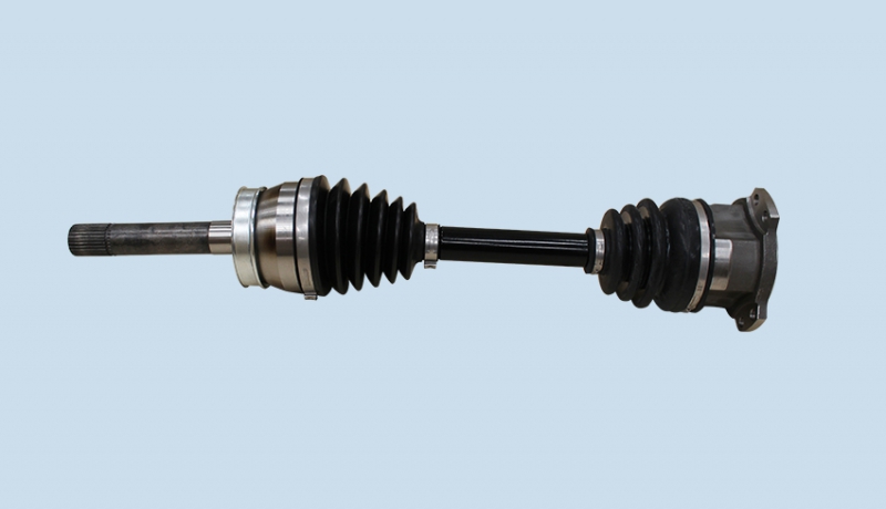 Flange constant velocity drive shaft assembly