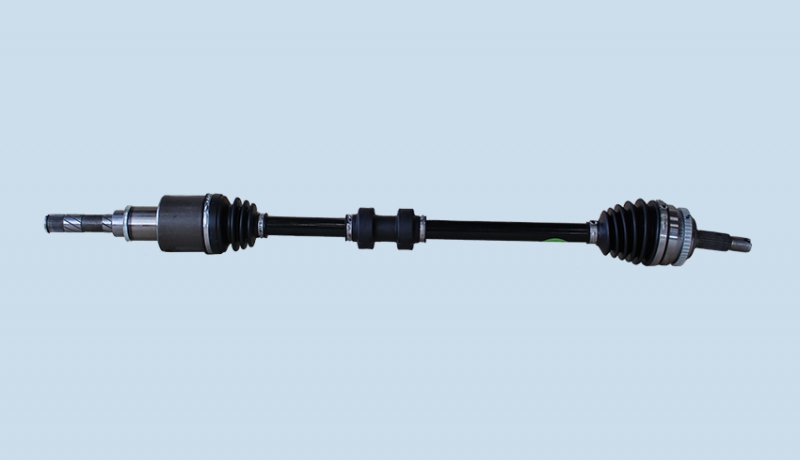 Dual frequency constant velocity drive shaft assembly
