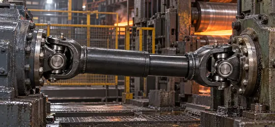 Industrial cardan shaft for rolling mill application