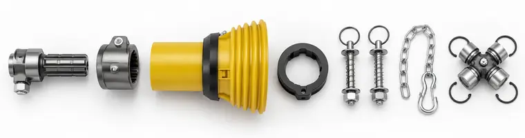 PTO Adaptor Safety Shield and Spare Parts